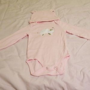 Two brand new bedtime outfits for small baby girl